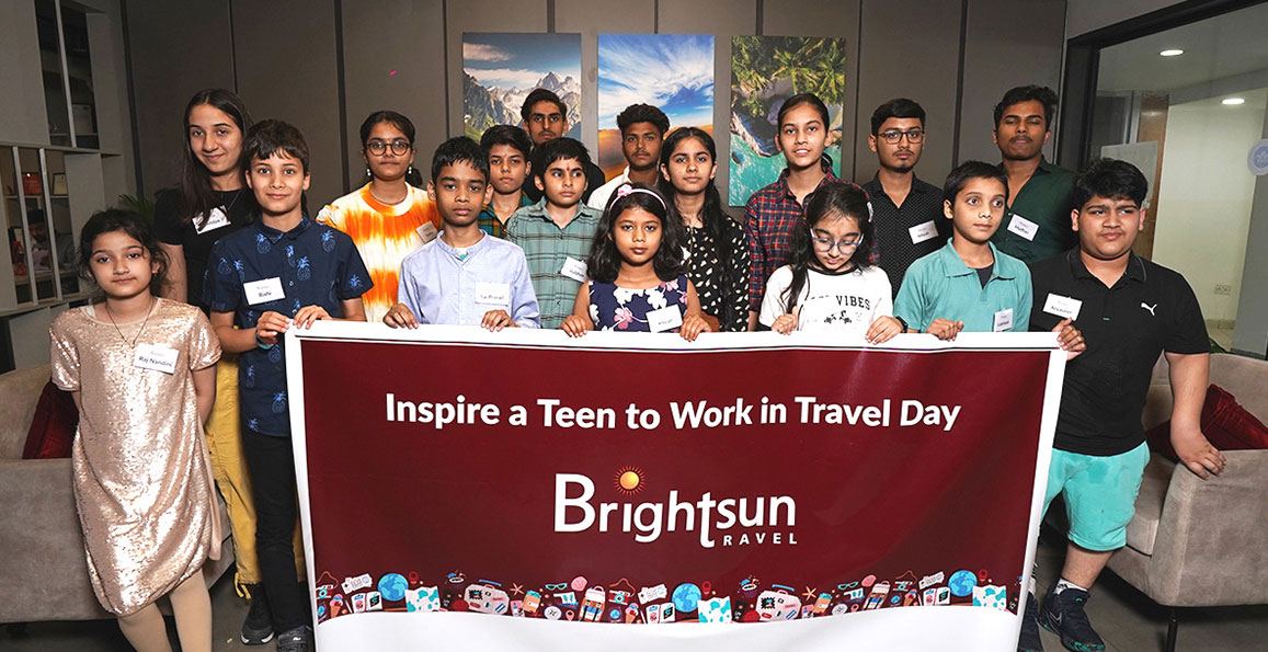 Inspiring the Next Generation: Brightsun Celebrates 'Inspire A Teen to Work in Travel Day 