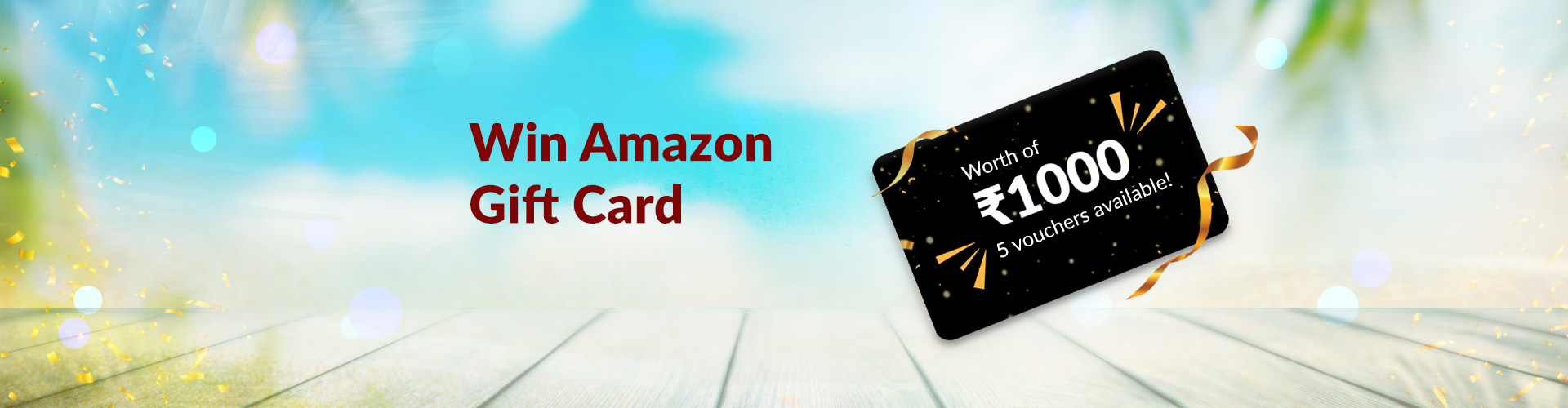 Win Amazon Vouchers Worth ₹1000 with Brightsun Travel